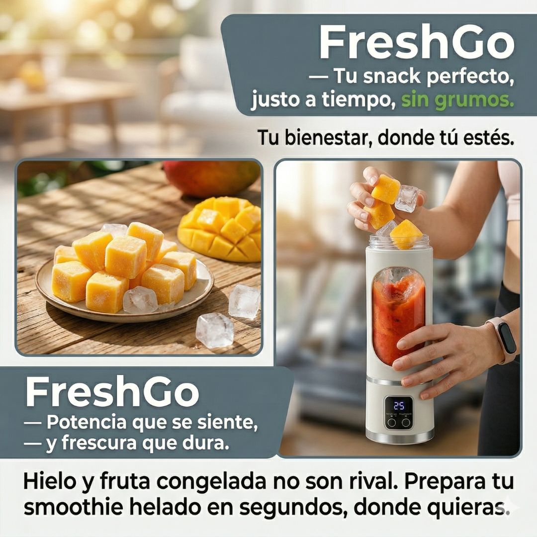 FreshGo - Tu batido fresco en cualquier lugar