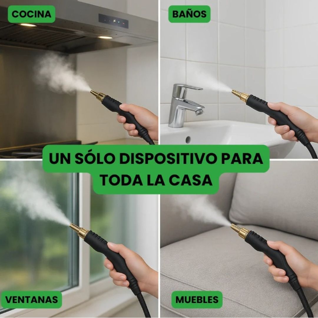 SteamMaster Pro - Resultados profesionales en cocina, baño y auto
