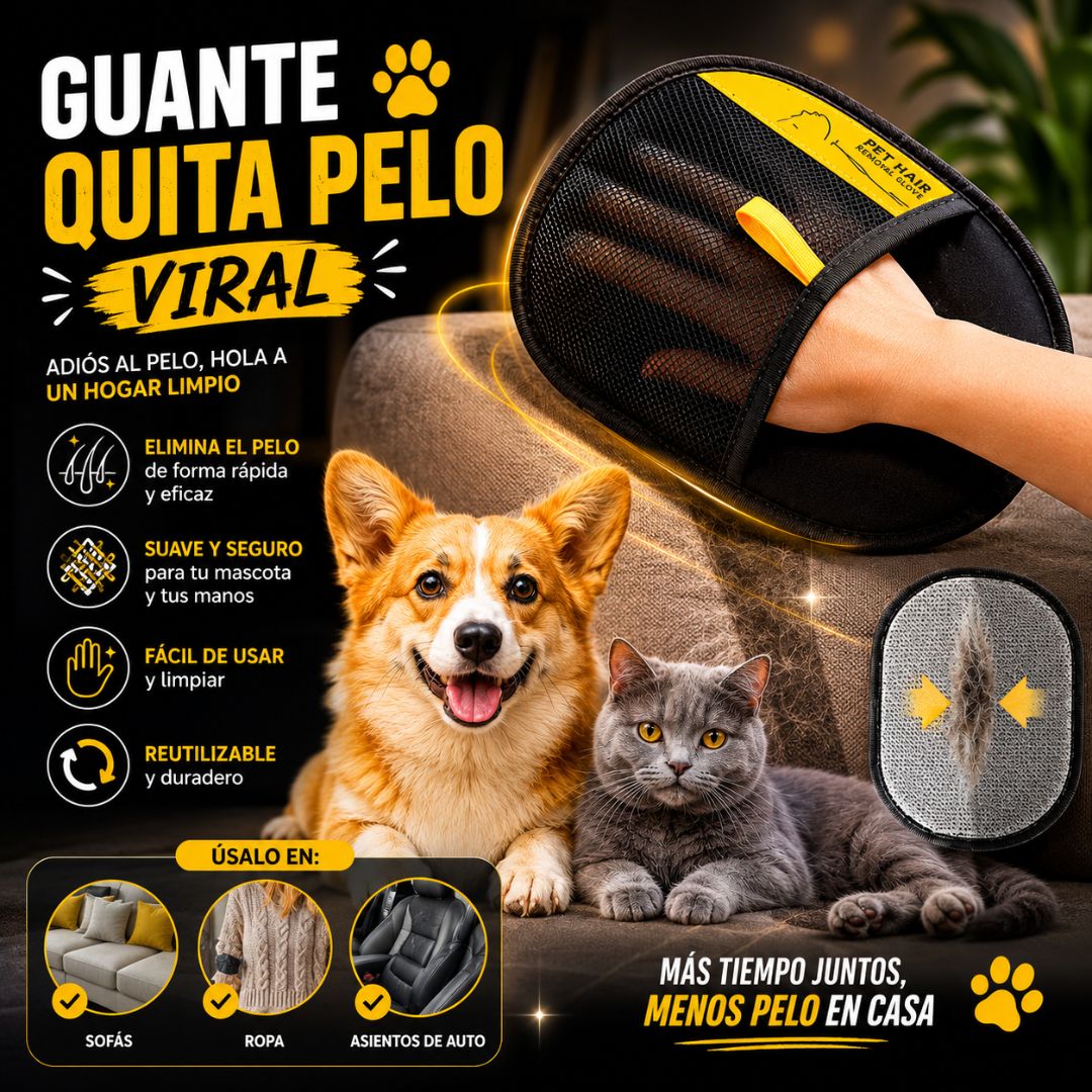 Guante Quita Pelo Viral