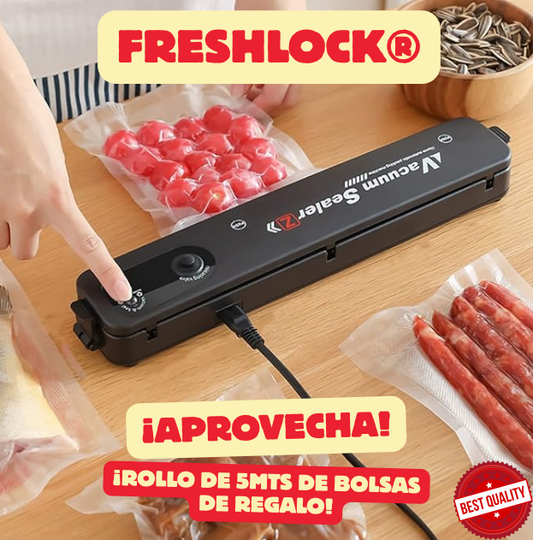 FreshLock® + 1 Rollo de bolsas de 5 mts. de REGALO