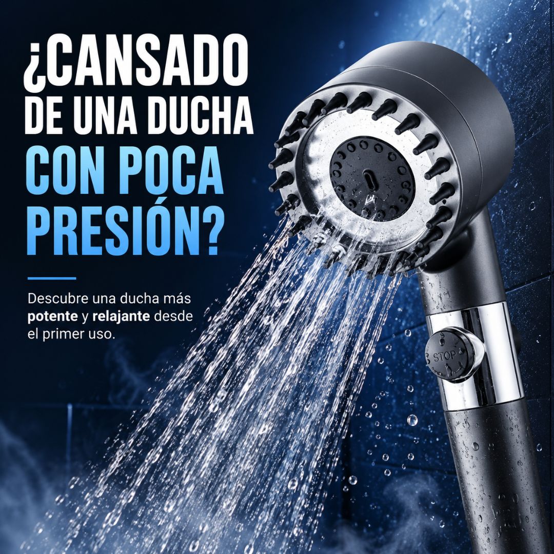 AquaSpa - Cabezal de Ducha Masajeador