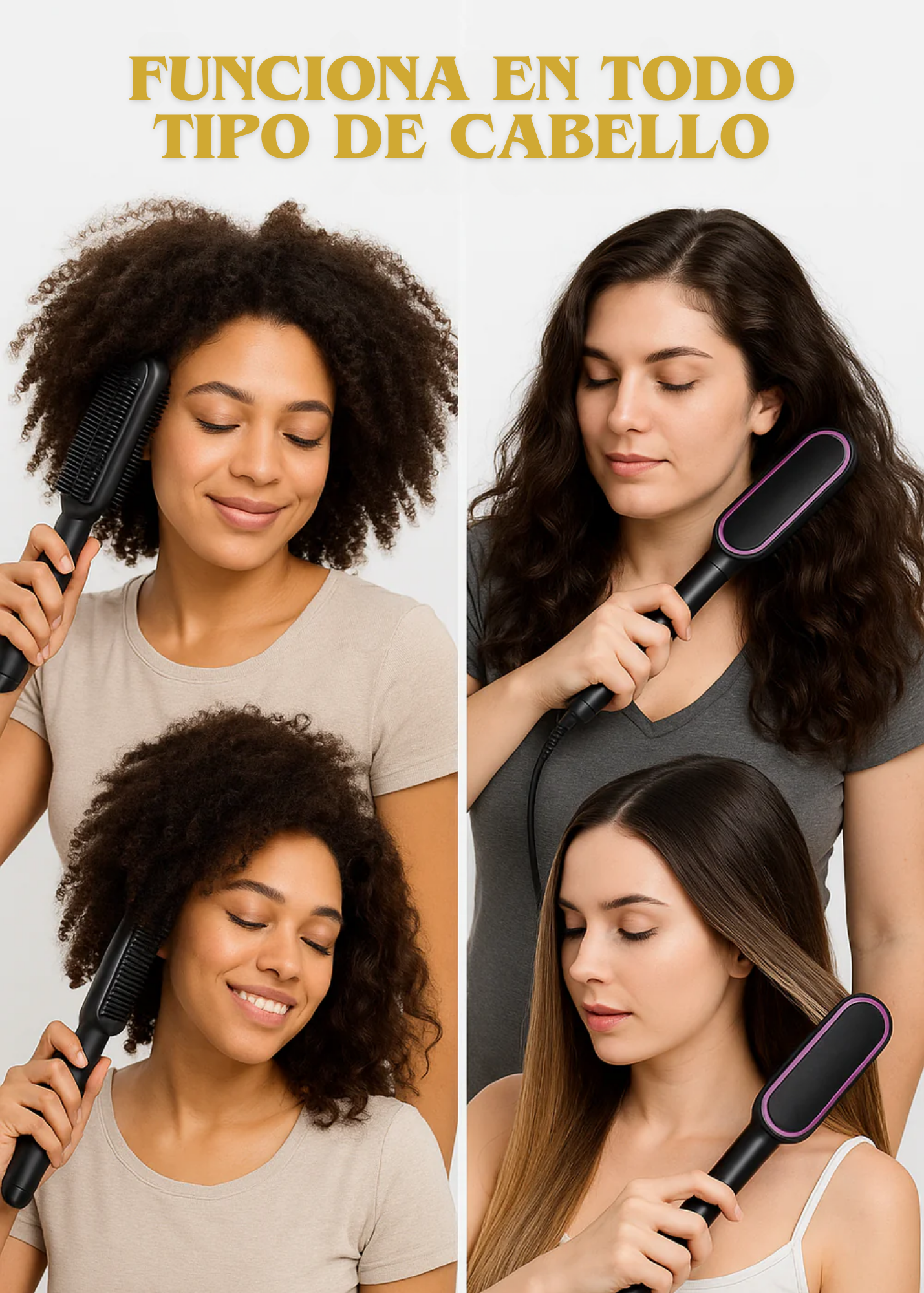 SilkRush Pro – Cabello liso en minutos, sin frizz