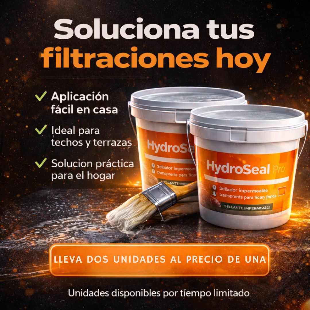 HydroSeal Pro - Sellador líquido que elimina goteras y filtraciones fácilmente