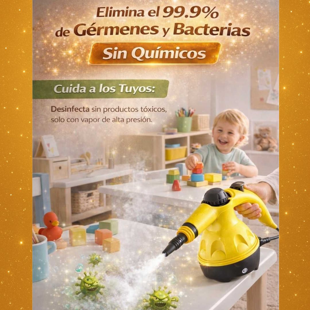 SteamClean Plus - Limpia a fondo sin químicos ni residuos tóxicos