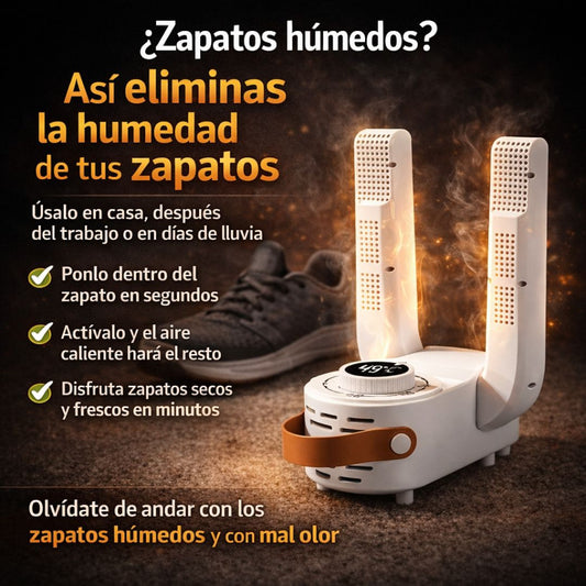 AirDry Max - Elimina la humedad de tus zapatos rápidamente