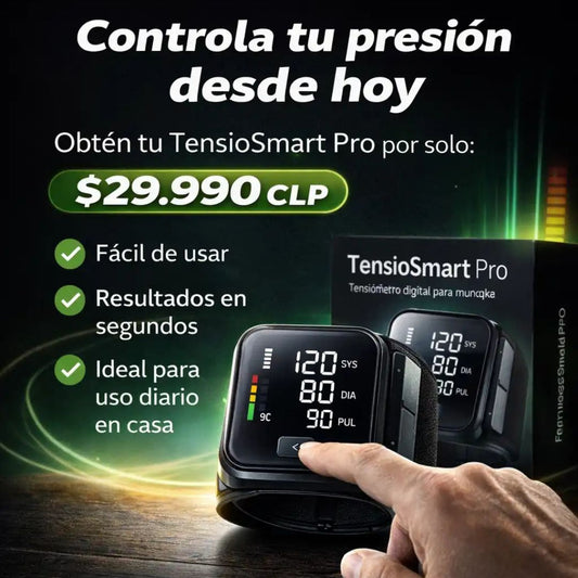 TensioSmart Pro – Control práctico de tu presión cuando lo necesites