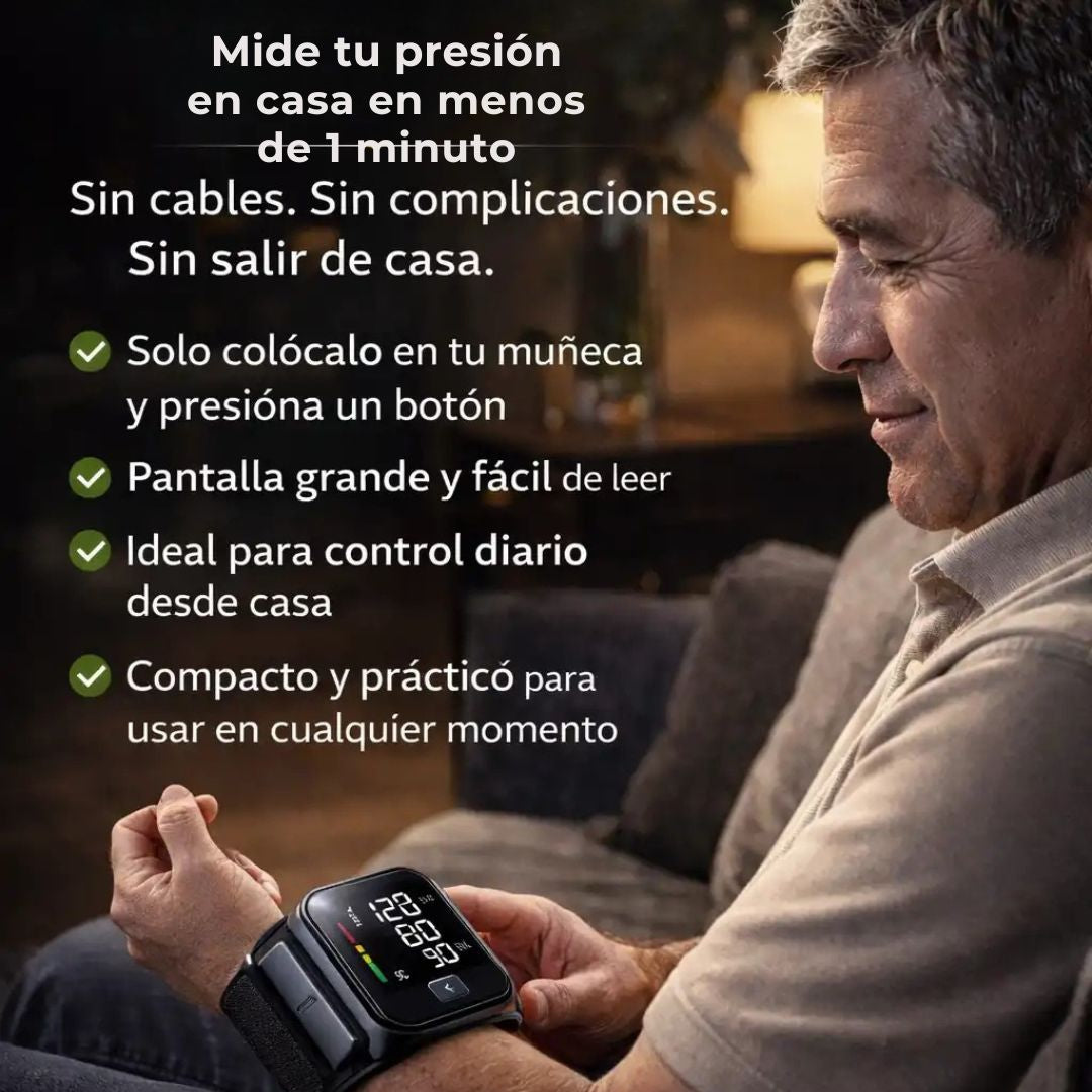 TensioSmart Pro – Control práctico de tu presión cuando lo necesites