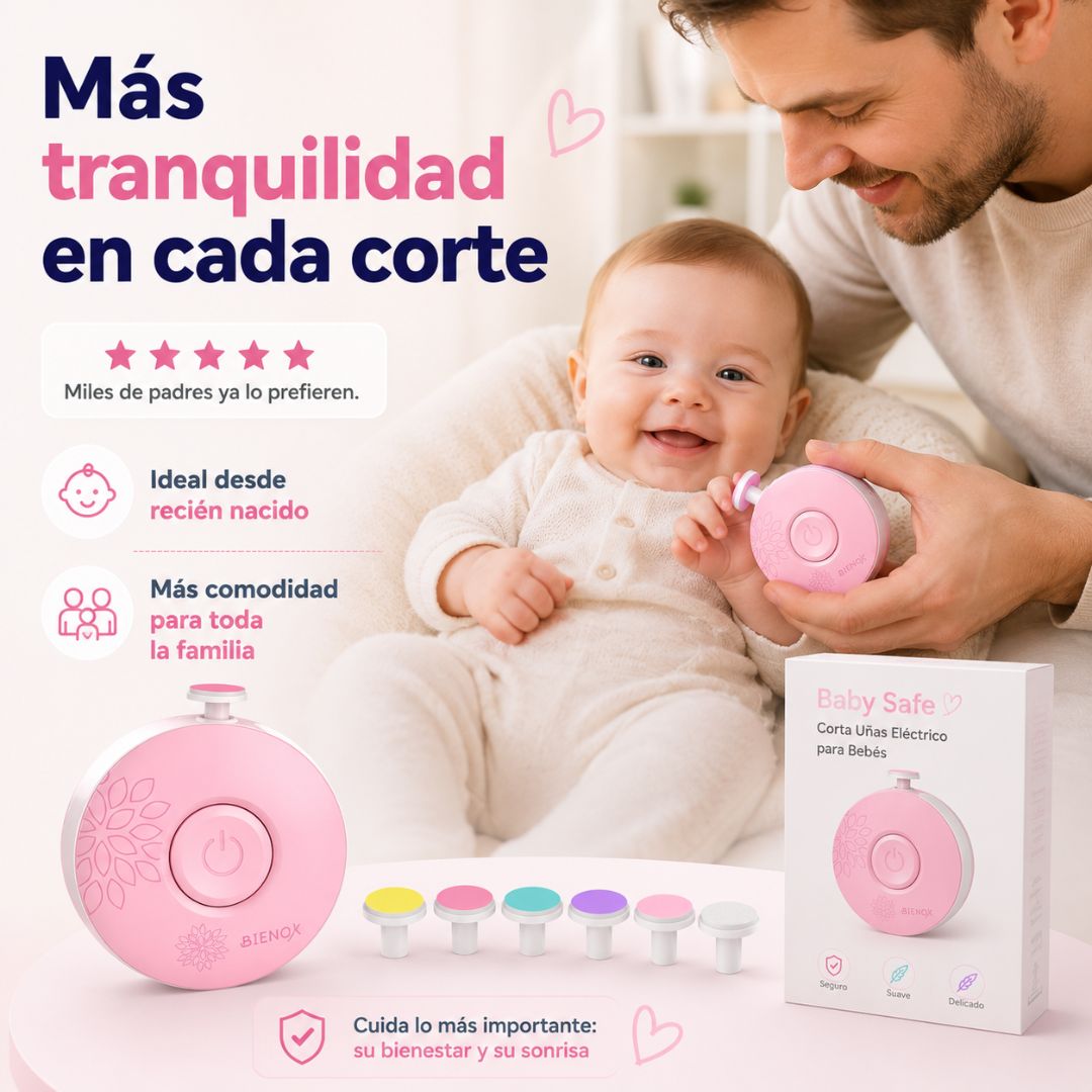 Baby Safe - Corta Uñas Eléctrico Para Bebés