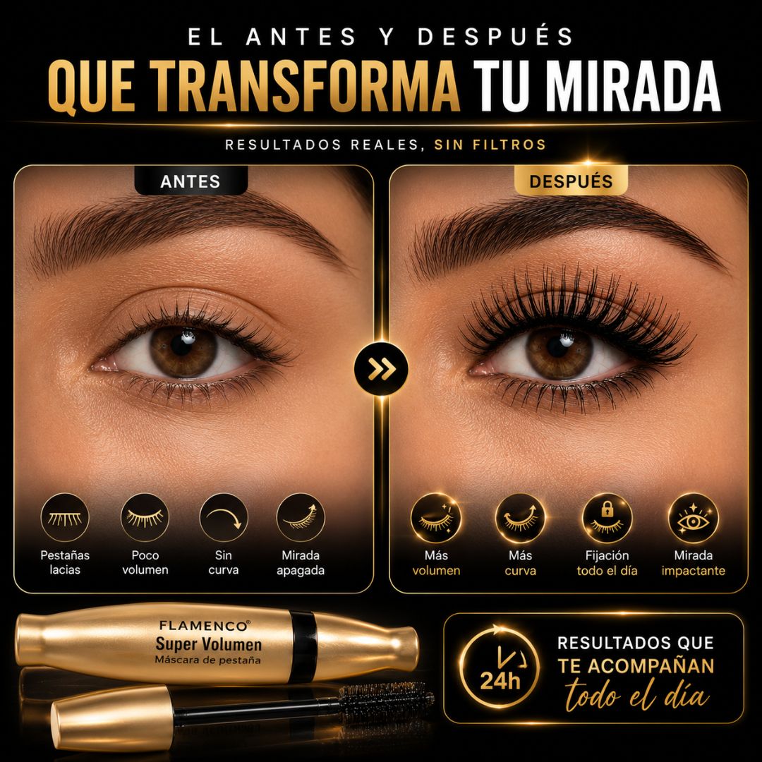 Máscara de Pestañas Súper Volumen
