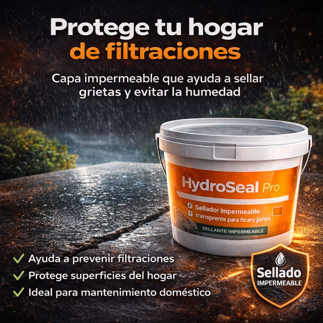 HydroSeal Pro - Sellador líquido que elimina goteras y filtraciones fácilmente