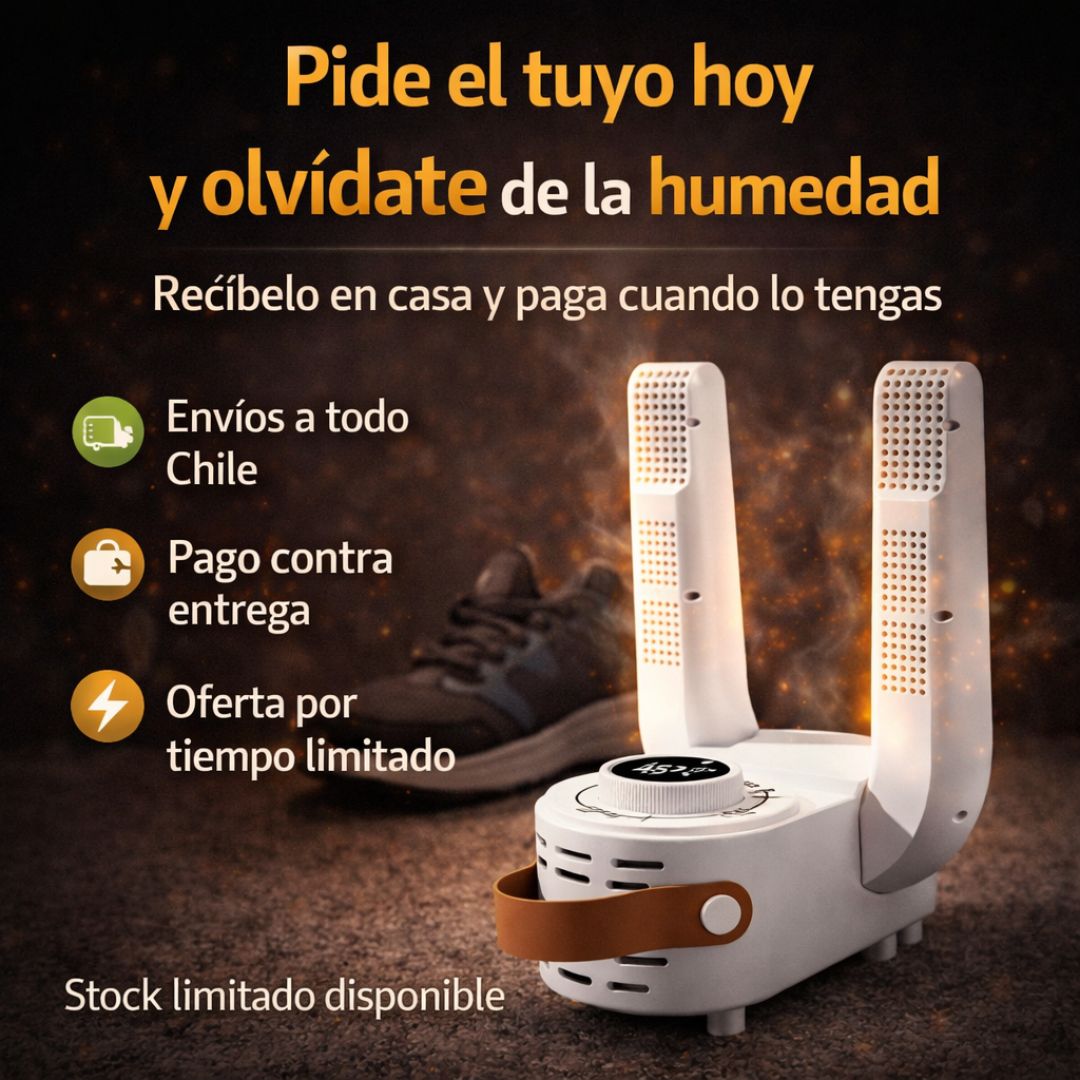 AirDry Max - Elimina la humedad de tus zapatos rápidamente