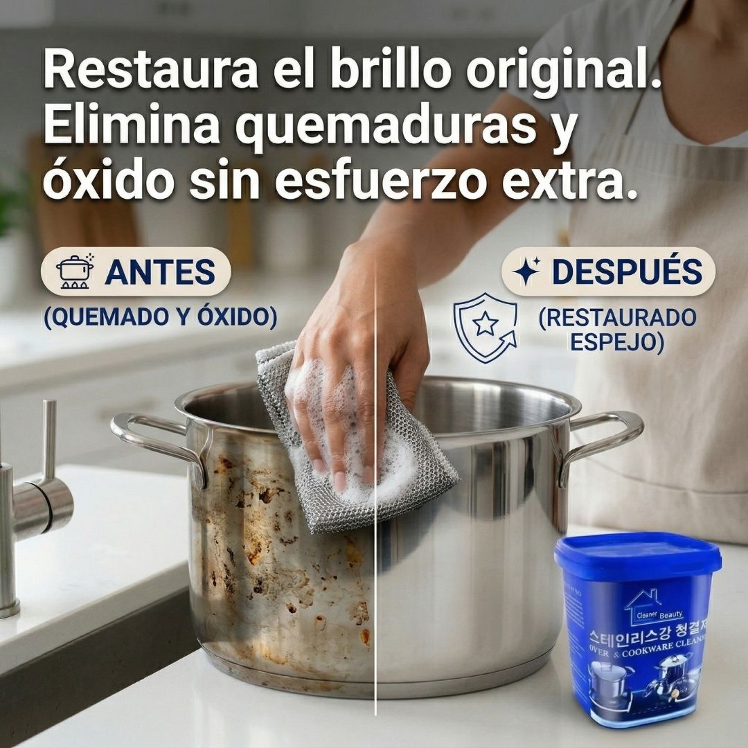 SteelSilk™ - Limpieza profunda en ollas y sartenes