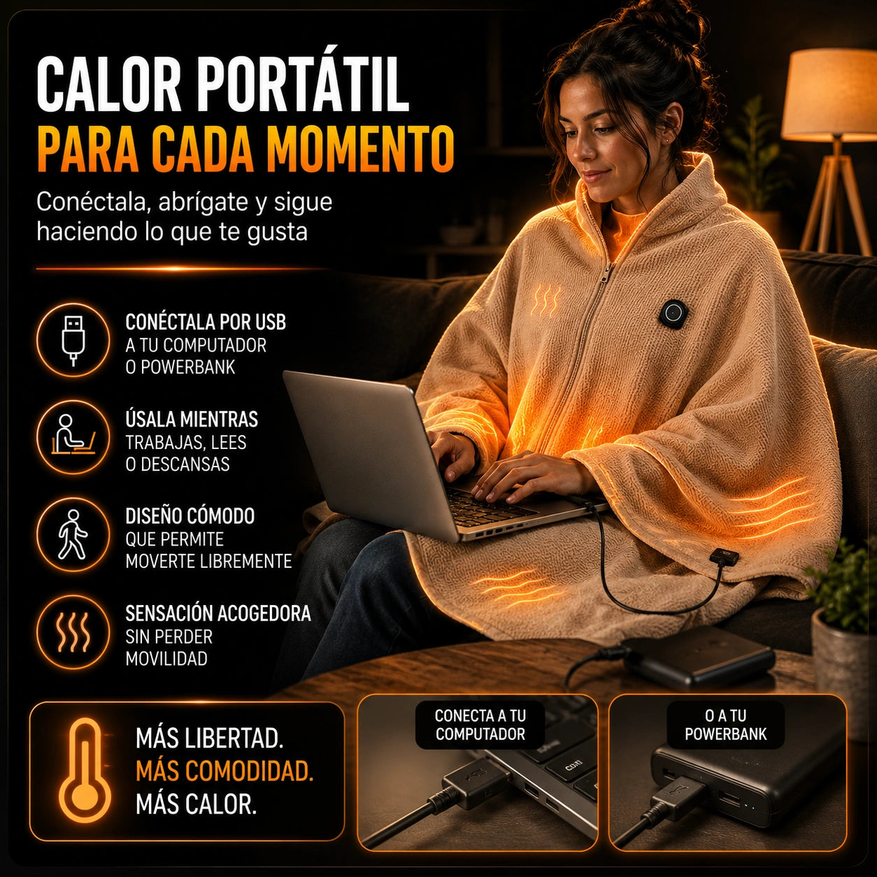 CalorFlex - Manta Calefactora Portátil