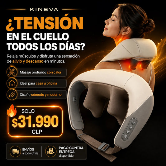 Kineva Masajeador Cuello Y Espalda