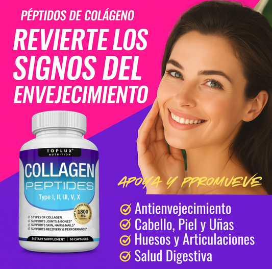 Collagen Peptides Troplux Nutrition - Fortalece piel, cabello y articulaciones de forma diaria